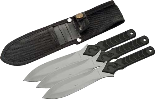 SZCO Rite Edge 10" Dragon Throwing 3-Piece Set with Shth Knife