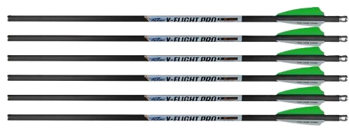 Excalibur Crossbows Arrow V-Flight Pro 18" 6-Pack (Fits Hybrid-X)