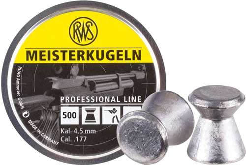 Rws Pellets 177 Meisterkugeln 8.2 Grains Pro-Line 500-Pack