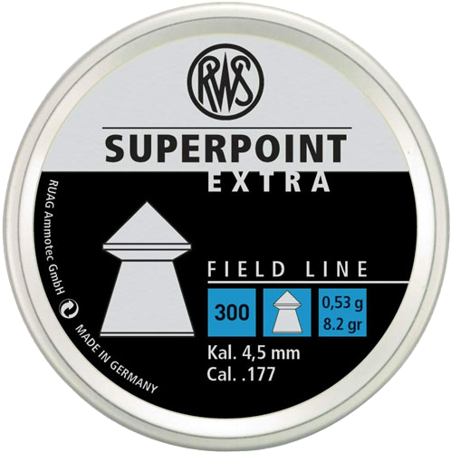 Rws Pellets 177 Superpoint Extra 8.2 Grains 300-Pack
