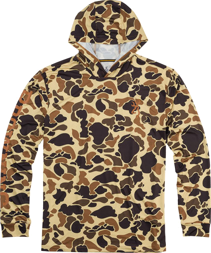 Browning Hooded L-Sleeve Tech T-Shirt Lg