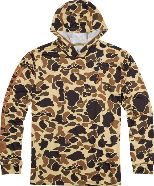 Browning Hooded L-Sleeve Tech T-Shirt 2xl