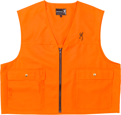 Browning Junior Safety Vest with Logo Blaze Large
