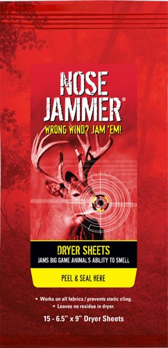 Nose Jammer Dryer Sheets with Formula