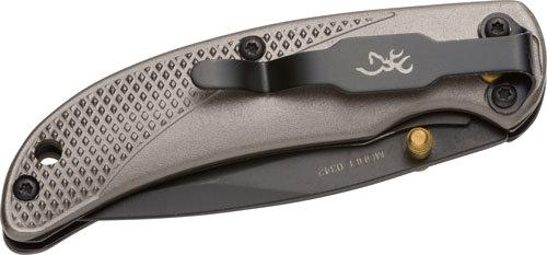 Browning Prism III Folding Hunter 2.38" Black/Carbon Gray Knife