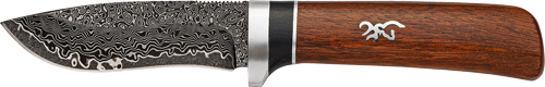 Browning Stormy Pass 5" Fixed Damascus Blade BOX Knife