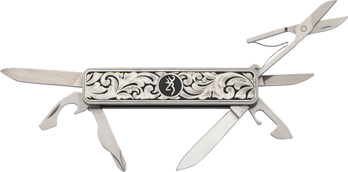 Browning Morgan Folder Large Multi Function Engraved Knife