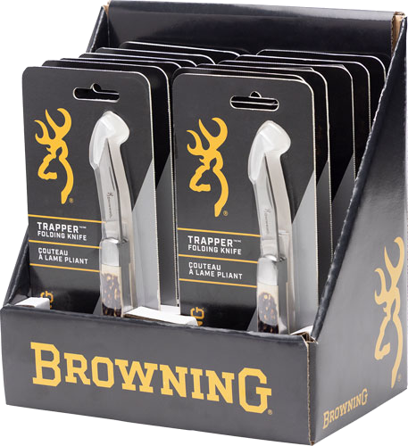 Browning Trapper Counter Display 12 Knives Knife