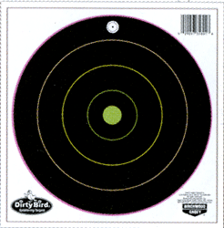 Birchwood Casey Target Dirty Bird 8" Multi -Color Bull'S-Eye 20 Targets