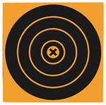 Birchwood Casey Big Burst Target 12"-3 Bull'S-Eye Targets