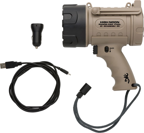 Browning High Noon Power Pro Spotlight 1700 Lumens Rechrgb
