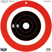 Birchwood Casey Target Rigid Paper 12" Bull'S-Eye Dh 10 Targets