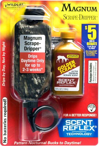 Wildlife Research Deer Lure Golden Scrape/ Dripper Combo 4 fl oz