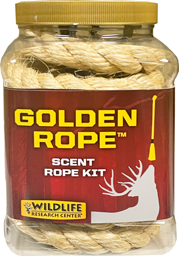 Wildlife Research Golden Rope Scrape Kit 3-30" Ropes & Scent Mix