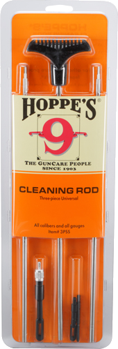 Hoppe's Cleaning Rod – S/S Rod 3-Pc Rifles And Shotguns