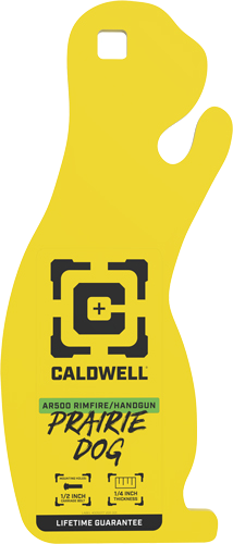 Caldwell AR500 Rimfire Prairie Dog Target 1/4" Yellow