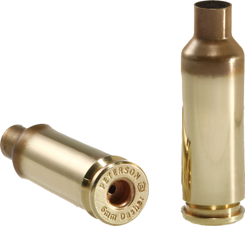 Peterson Unprimed Cases 6mm Dasher 50-Pack