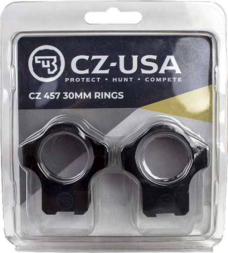 CZ-USA 457 Aluminum 11mm Dovet Matte 30MM Scope Rings