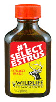Wildlife Research Deer Lure 1 Select Estrus 1FL Ounce Bottle