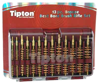 Tipton 13-Piece Bore Brush Set with Storage Case