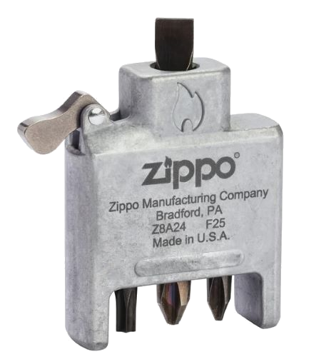 Zippo Bit Safe Screwdriver Insert 3 Bits USA Made