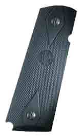 Hogue Grips Colt Govt Rubber Panels Checkered with Diamonds Bl Grip