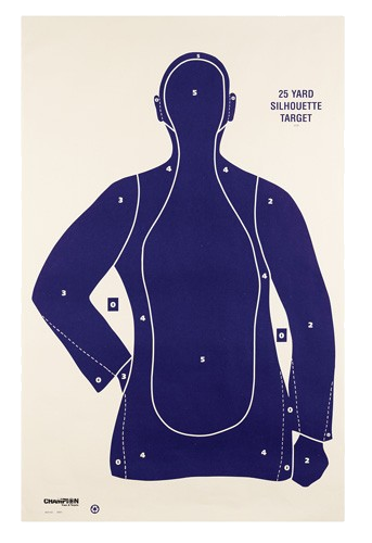 Champion Target Paper 22.5"X35" B21-E Police Target 100-Pack