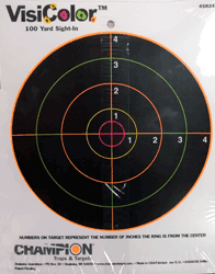 Champion Visicolor Target 8" Bullseye 10-Pack