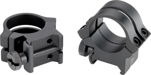 Weaver Detachable Quad- Lock X- Matte .560" 1" High Scope Rings