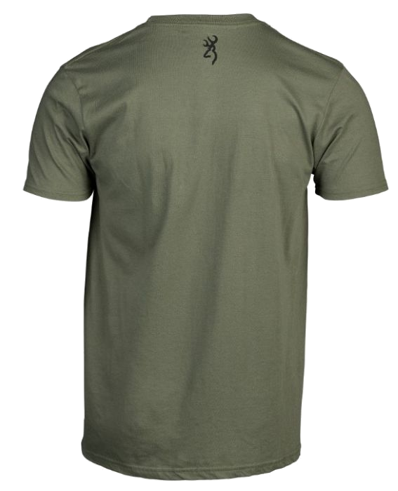 Browning Short-Sleeve T-Shirt Camo Buckmark Green/Ovix Xxlarge