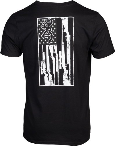Browning Short-Sleeve T-Shirt Legacy Flag Black XL