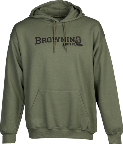 Browning Hoodie Branded Buck Mark Green XL