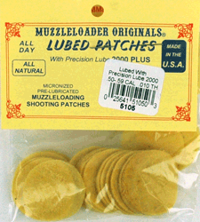 Modern Muzzleloader Original Wonder Patch 50-59 .010 100-Pack
