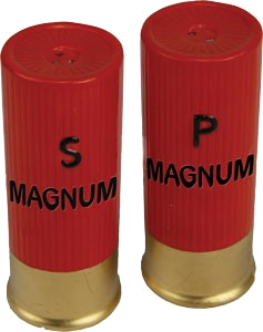 Rivers Edge Shotshell Shaped Salt & Pepper Shakers Ammunition