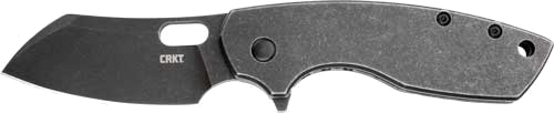CRKT Pilar Large 2.67" Plain Edge Folding Blade Stonewash
