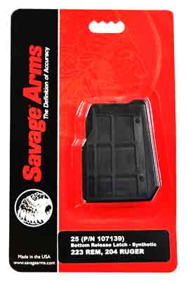 Savage Arms 25 .222/.223/ .204 Syn Matte .223 Rem 4-Round Magazine