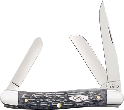 Case Knives Pocket Worn Gray Bone Crandall Jig Medium Stockman Knife