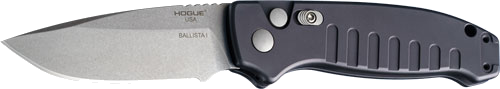 Hogue Ballista-I Button Auto Drop Point Tumbled 3.5"