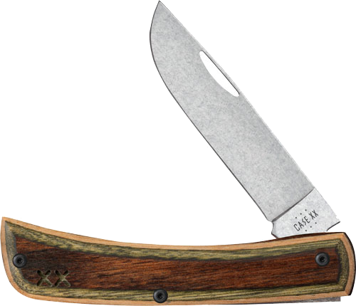 Case Knives Crossroads Series Brown/Green Lam Sod Buster Jr Knife