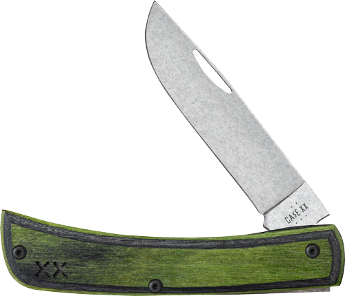 Case Knives Crossroads Series Green/Black Lam Sod Buster Jr Knife