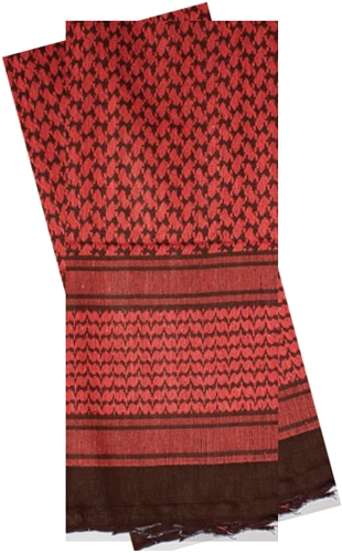 Red Rock Gear Shemagh Head Wrap Red/Black