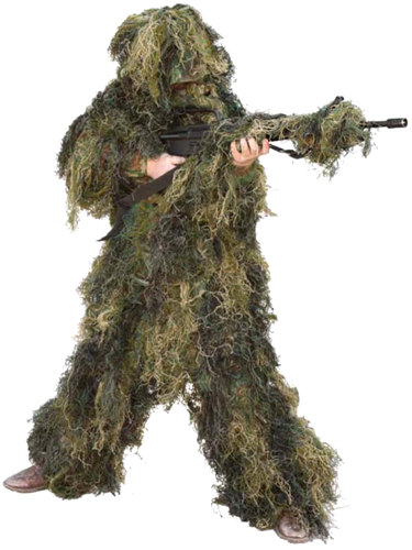 Red Rock Gear 5 Piece Ghillie Suit Woodland Youth Medium