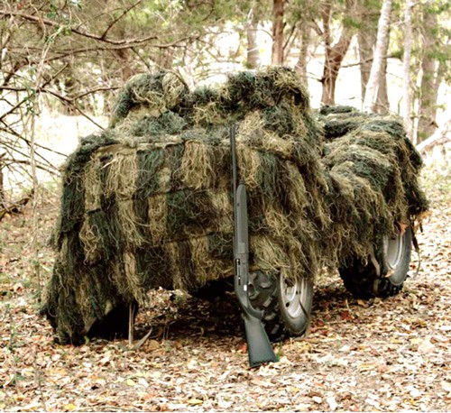 Red Rock Gear Ghillie Blind 5'X12' Woodland Camouflage Netting