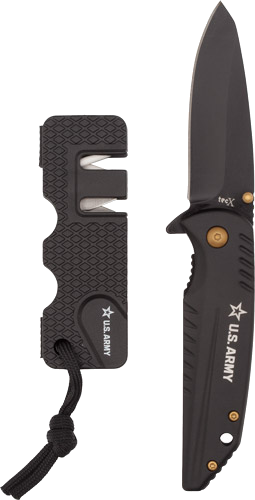 Case Knives U.s. Army 2.9" Folder with Sharpener Knife