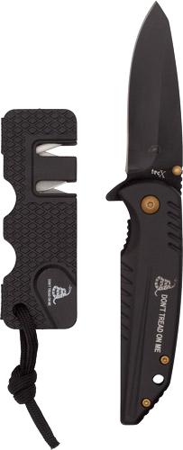 Case Knives Don'T Tread on Me 2.9" Folder with Sharpener Knife