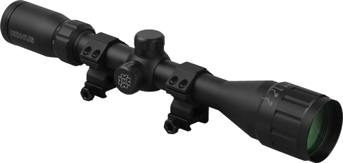 Konus Fighter 4-12x40 with AO BDC Reticle Scope Rings