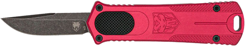 Cobratec Knives California 952 OTF 1.75" D2 Dp Gen 2 – Red
