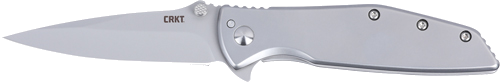 CRKT Slag 3.93" Assisted Open Plain Edge Bead Blast Finish