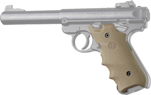 Hogue Grips Ruger Mkiv Rubber with Finger Grooves Grip – FDE