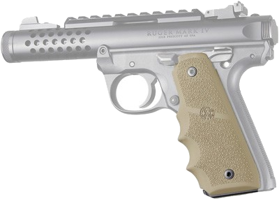 Hogue Grips Ruger 22/45 Mkiv Rubber Grips/Finger Groove Grip